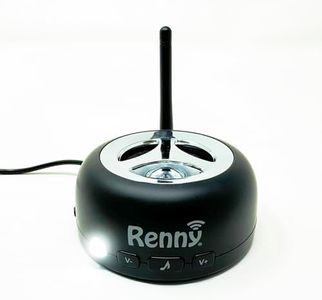 Renny - The Loud Cell Phone Ringer, Amplifier & Flasher for The Hearing Impaired (117dB) | Auto-Connects Wirelessly via Bluetooth | External Ringtones | Text/Email Notifications | Talking Caller ID