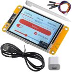 DIYmalls 2.8" ESP32 Display ESP32-2432S028R Resistive Touchscreen 240x320 ILI9341 TFT LCD Module ESP-WROOM-32 Development Board + Adapter for Arduino IDE