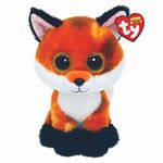 Ty Meadow Fox Beanie Boos 6" | Beanie Baby Soft Plush Toy | Collectible Cuddly Stuffed Teddy