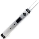 USB Candle Lighter by Martian Fire - Silver - Double Safety Lock, Flameless & Windproof with Charge Indicator, Great for Candles, Hobs, Cookers and BBQs