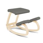 Variable, Original Kneeling Chair, Peter Opsvik Design, Natural/Grey, Enjoy 10 Year Warranty