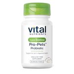 Vital Nutrients Hyperbiotics Pro-Pets Probiotic | Probiotic Support for Pets’ Digestive & Immune Health | Tasty Meat Flavor | Non-GMO | Gluten, Dairy Free | 60 Micro Tablets