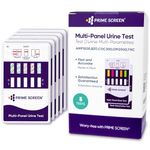 Prime Screen [5 Pack] 5 Panel Urine Drug Test Kit (THC, BZO, COC, OPI, AMP) - WDOA-754