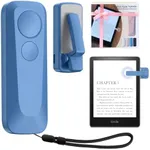 Exdeploy RF Kindle Remote Page Turner,Page Turner for Kindle Paperwhite Oasis,iPhone, iPad,Android Ebook Page Turn,Camera Video Record Remote (Blue)