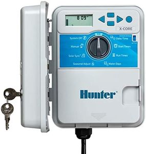 Hunter Sprinkler XC600 X-Core 6-Station Outdoor Irrigation Controller, Small, Gray