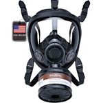 ST-100X Survival & Tactical Full Face Organic Vapor & Particulate Respirator Gas Mask - 40mm Activated Charcoal Filtration - Full Face Eye Protection