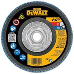 Dewalt DW8313 4-1/2-Inch by 5/8-Inch -11 80 Grit Zirconia Angle Grinder Flap Disc