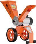 Forest Master FM4DDE-ADJ 4hp Electric Wood Chipper – Rotatable Hopper, Direct Drive, Compact & Portable – Chips up to 50mm (2") – Enhanced Anti-Blocking System