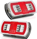 AGRISHOP 2pcs 12/24V LED Rear Trail