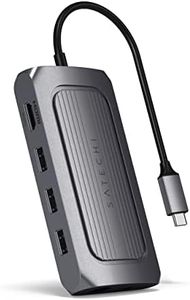 SATECHI Adattatore Multiporta USB4 - Ricarica USB-C PD, Ethernet Gigabit, Dati USB-C, HDMI Fino a 8K - Per M2/M1 Macbook Pro/Air, M2/M1 iPad Pro/Air, M2 Mac Mini, iMac M1