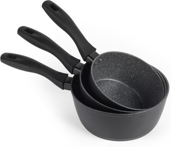 Russell Hobbs Metallic Marble 5-Piece Non-Stick Pan Set – Induction Safe