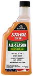 STA-BIL (15214 Diesel All-Season - Anti-Gel - Cetane Boost - Cleans and Lubricates Fuel System - Water Demulsification - Treats 250 Gallons, 32 fl. oz.