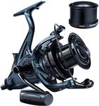 Sougayilang Carp Fishing Reel, Ultra-powerful Smooth Spinning Reel 13+1BB Metal Body 9000/10000/12000 Surf Fishing Reels for Saltwater and Freshwater-12000