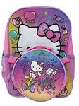 Fast Forward Hello Kitty 16 Inches Large Backpack with Lunch Bag