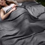 Bedsure Cooling Cotton Waffle King 