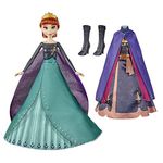 Disney's Frozen 2 Anna's Queen Transformation Fashion Doll with 2 Outfits and 2 Hair Styles, Toy Inspired by Disney's Frozen 2