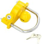 Streetwize - 50 mm Universal Coupling Hitch Lock, Vehicle Theft Prevention - Rust Resistant, Heavy Duty Lock - 2 Keys Included