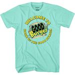 Nickelodeon Mens 90's Classic Shirt - Good Burger Keenan and Kel Vintage T-Shirt (Celadon, Medium)