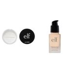 e.l.f. High Definition Powder, Loose Setting Powder For A Soft-focus Finish, Sheer, Natural Coverage & Flawless Finish Foundation, Lightweight & Medium Coverage, Semi-Matte Finish, Snow