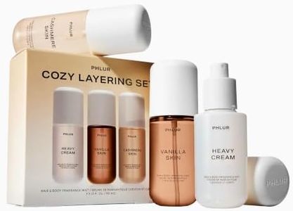 PHLUR Cozy Body Mist Set of 3 (3oz Each) - Hair and Body Mist Gift Set