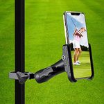 Roykaw Golf Cart Phone Mount Holder Compatible with iPhone/Galaxy/Google Pixel- Fit for EZGO Club Car Yamaha and Most Other Golf Cart Models,Upgrade Quick Release