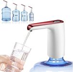 Upgraded Water Bottle Pump, USB Charging Bottle Water Pump Drinking Water Pump, 2-5 Gallon Universal Portable Electric Water Dispenser for Home Kitchen Office Camping Water Dispenser