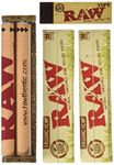 RAW King Size ORGANIC Deal - "KingSlim Organic Cigarette Rolling Papers, 110mm Rolling Machine & Filter Tips" **INCLUDES** Black Velvet Pouch