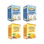 2 Vanilla + 2 Mango Instant Ice Cream Mix Powder | Combo of 4 | 400gm