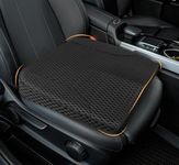 kingphenix Premium Car Seat Cushion, Memory Foam Driver Seat Cushion to Improve Driving View- Coccyx & Lower Back Pain Relief - Seat Cushion for Car, Truck, Office Chair (4D Mesh Black