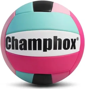 Soft Leather Volleyball Ball Official Size 5 for Teen Girls Kids Youth Beginners Team Training 2026 New Pattern for New Season Durable Volleyballs for Outdoor Indoor Play Practice Volley Ball Pink
