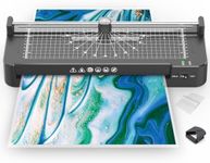 Laminator for A3 A4 A5 A6 A7 with 50 pcs Laminating Pouches, Thermal & Cold Laminating Machines with Paper Trimmer, Corner Rounder for Home School Office