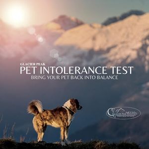 Glacier Peak Holistics Original Pet Intolerance Test - Test Over 300 Food and Environmental Stressors with an Easy at-Home Hair and Saliva Collection Kit - Results in 7-10 Days.