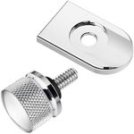 Amazicha Chrome Stainless Seat Bolt Screw Cover Kit Fit for Harley Davidson Sportster DYNA Softail Touring Models 1996-2024