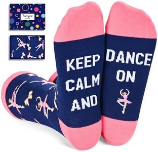 HAPPYPOP Dancer Gifts Dance Teacher Gifts Ballet Socks, Dancing Gifts Ballet Gifts Ballerina Gifts, Dance Socks For Dancers