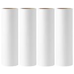 6.3 inch Lint Roller Refills for Pet Hair, Large Sticky Roller Replacement Refills for Floor Couch Bed Clothes, Extra Sticky Lint Remover Refill 4 Rolls (Refills Only)