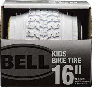 Bell 7091033 Kids Bike Tire, 16" x 1.75-2.125", White