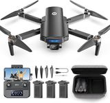 Holy Stone Drones for Adults with Camera 4K, 249g GPS Foldable Quadcopter Drone with 3 Batteries 60 Mins, 10000 Feet Transmission, Follow Me, Auto Smart Return, Brushless Motor, Beginner Mode