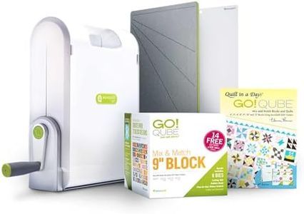 AccuQuilt Ready. Set. GO!® Ultimate Beginner Fabric Cutting System (Ready. Set. GO! - 8" Block)