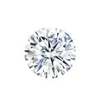 REAL GEMS 0.50 Carat 50 Cent Moissanite Diamond Stone Original Certified Brilliant Round Very Good Color & Clarity मोइसानाइट रत्न With Vivid Fire Colors Perfect for Making Attractive Jewelry AAA+++