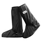 Desoto Overshoes Waterproof Shoes Cover Mudsavers Boots Covers Rain Shoe Protector Footies Feet Gaiters with Non Slip Sole for Rain Snow Mud Dust (L)