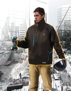 Makita Thermal Jacket, Large – Heated Workwear for Cold Weather