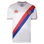 Score Draw Crystal Palace 1978 Admiral Retro Football Shirt White Large