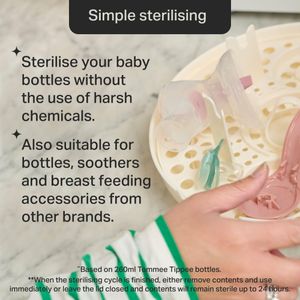 Tommee Tippee Microwave Steriliser – Baby Bottle Sterilizer