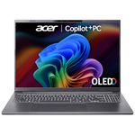Acer Aspire 16 AI A16-52M Co-Pilot+ Laptop - Intel Core Ultra 7 256V, 16GB, 1TB SSD, Integrated Graphics, 16" WUXGA+ OLED, Windows 11, Iron