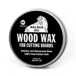 WALRUS OIL - Wood Wax, 3 oz Can, FDA Food-Safe, Cutting Board Wax and Board Cream