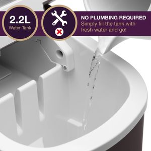 Andrew James 2.2L Ice Maker – Countertop Ice Machine