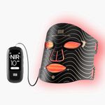 INIA LED Face Mask – Red Light Therapy Mask with 4 Light Modes, 850nm NIR, Red & Blue Led Mask Light Therapy, 220 Beads, Rechargeable Infrared Mask Wavelength for Acne, Anti-Ageing, Skin Care, Wrinkle