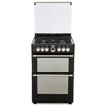 Stoves Sterling Mini Range 60cm Dual Fuel Cooker - Black