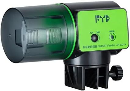 FYD Automatic Fish Feeder, Aquarium Auto Fish Feeder Food Timer Dispenser for Small Fish Tank, Vacation, Holidays，Tortoise，Goldfish