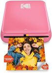 KODAK Step Instant Smartphone Photo Printer - Portable Mini Color Wireless Mobile Printer - Zink 2x3 Inch Sticky-Back Photos - Bluetooth Compatible with iOS & Android Devices - Fun Editing App - Pink